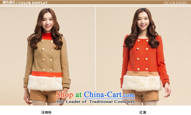 Three new multimedia 2015 Winter Classic double-color plane can be spliced remove swing jacket coat? female gross support C.O.D. holidays light coffee M/160/84a picture, prices, brand platters! The elections are supplied in the national character of distribution, so action, buy now enjoy more preferential! As soon as possible.