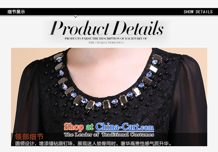 Szili Clinton larger female spring 2015 new MM thick Korean version of thin nail drill upscale lace dresses counters to increase the quality of long-sleeved black skirt 3XL forming the picture, prices, brand platters! The elections are supplied in the national character of distribution, so action, buy now enjoy more preferential! As soon as possible.