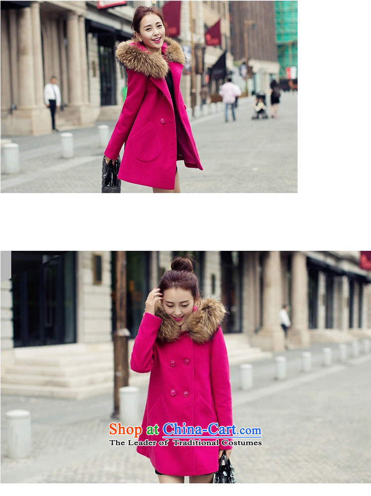More than HIV micro- 2015 autumn and winter new gross jacket version won? long campaign for women sub gross Neck Jacket coat of red hair? M picture, prices, brand platters! The elections are supplied in the national character of distribution, so action, buy now enjoy more preferential! As soon as possible.