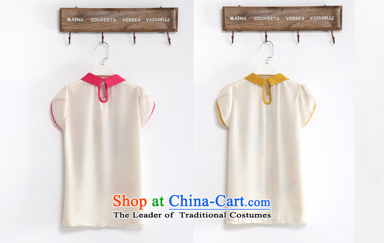 The lymalon lehmann thick, Hin thin 2015 Summer new Korean modern large female reverse collar short-sleeved T-shirt shirt stamp chiffon 513 pictures in red XL, prices, brand platters! The elections are supplied in the national character of distribution, so action, buy now enjoy more preferential! As soon as possible.