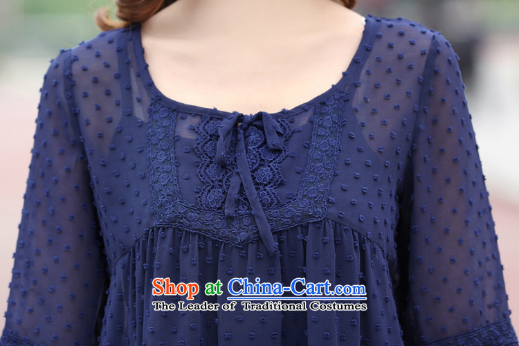 The Philippines, thick MM Sau San larger women's summer to intensify the loose chiffon shirt shirt female blue 4XL Photo, prices, brand platters! The elections are supplied in the national character of distribution, so action, buy now enjoy more preferential! As soon as possible.