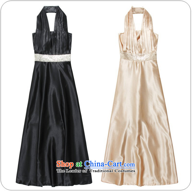 C.o.d. Package Mail xl women's dresses and sexy hang history western back evening dress on small chip Foutune of long skirt thick mm larger wedding dress code are 90-115 purple, land is of Yi , , , shopping on the Internet
