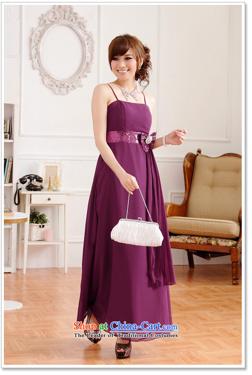Xl Women's dresses 2015 Summer new aristocratic elegant illuminated version bow tie chiffon long skirt small dress slips sister wedding dress champagne 135-155 2XL catty picture, prices, brand platters! The elections are supplied in the national character of distribution, so action, buy now enjoy more preferential! As soon as possible.