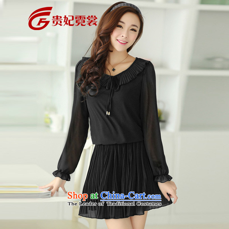 2015 mm thick new sweet, Choo idyllic Sau San extra women's dresses video thin indeed extra thick xl girl like Susy Nagle suits skirts situated just off the black?3XL