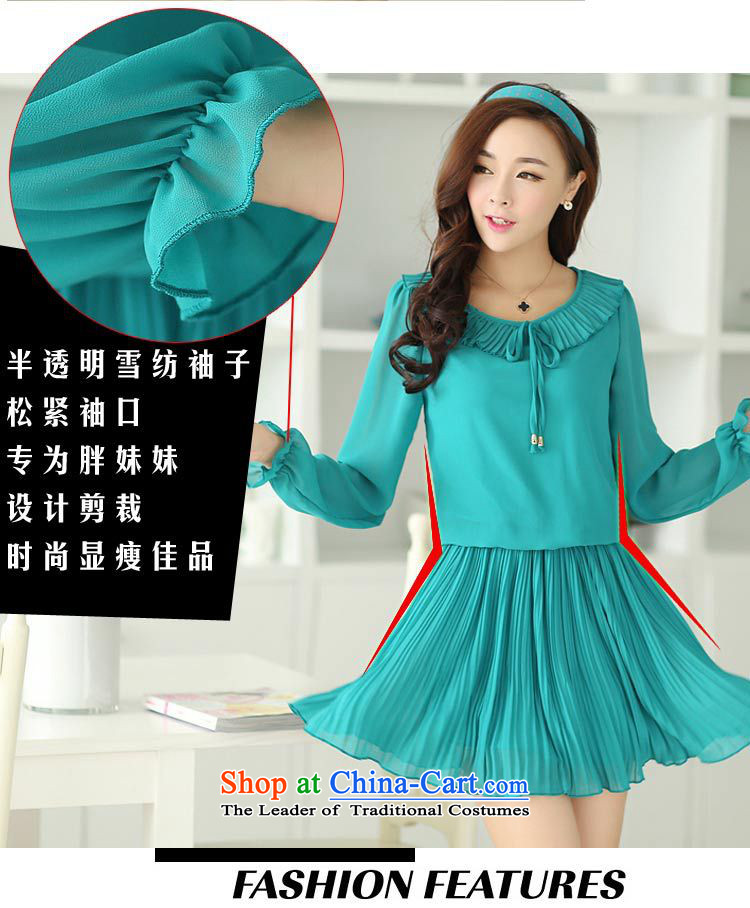 2015 mm thick new sweet, Choo idyllic Sau San extra women's dresses video thin indeed extra thick xl girl like Susy Nagle suits skirts situated just off the black 3XL picture, prices, brand platters! The elections are supplied in the national character of distribution, so action, buy now enjoy more preferential! As soon as possible.