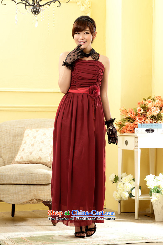 Kumabito xl female thick mm2015 trendy new year wedding dress sister bridesmaid small evening dresses flowers long version of the long skirt chiffon dress code are 90-120 catty carlet Letter, photos, prices, brand platters! The elections are supplied in the national character of distribution, so action, buy now enjoy more preferential! As soon as possible.