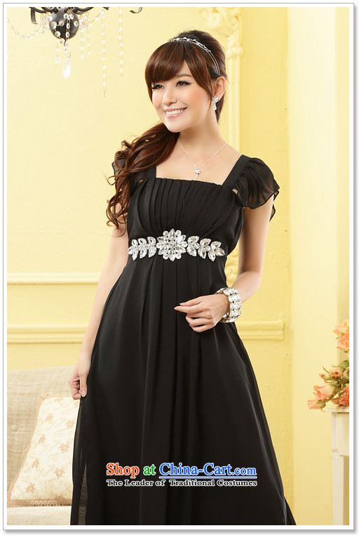 Xl thick sister women 2015 new custom fine diamond link Foutune of black rotator cuff noble long version of the fat people dress dresses black to large numbers of 90-120 catty pictures are, prices, brand platters! The elections are supplied in the national character of distribution, so action, buy now enjoy more preferential! As soon as possible.