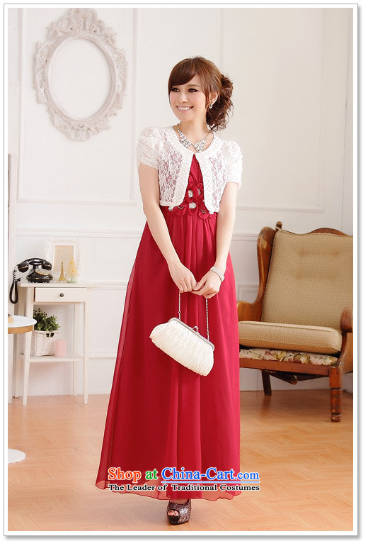 Xl long skirt elegant 2015 Western Wind red carpet-soo manually staple staple spend long drilling small evening dresses thick sister strap dresses red to large pictures, the burden of 3XL 160-180 price, brand platters! The elections are supplied in the national character of distribution, so action, buy now enjoy more preferential! As soon as possible.