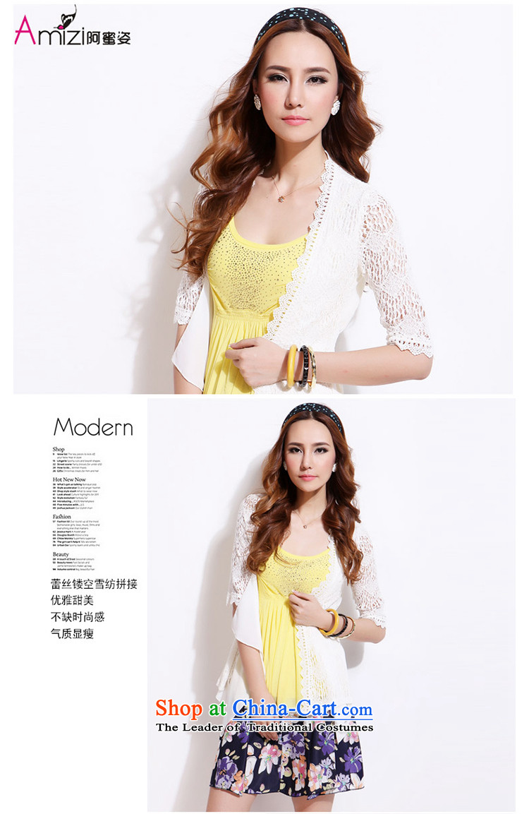 Amista Asagaya Gigi Lai Fat mm larger women fall inside the girl cardigan lace stitching chiffon small jacket Korean reached 13,699 White M T-shirt picture, prices, brand platters! The elections are supplied in the national character of distribution, so action, buy now enjoy more preferential! As soon as possible.