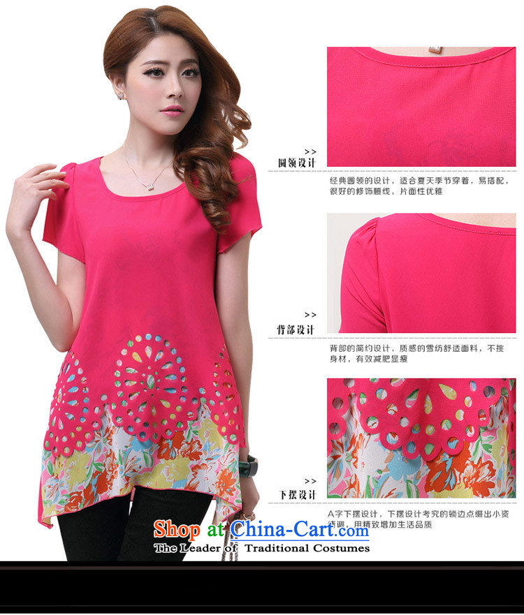 The lymalon lehmann thick, Hin thin 2015 Summer new Korean version of large numbers of female liberal false two short-sleeved T-shirt chiffon 1609 XL pictures, price suit, brand platters! The elections are supplied in the national character of distribution, so action, buy now enjoy more preferential! As soon as possible.