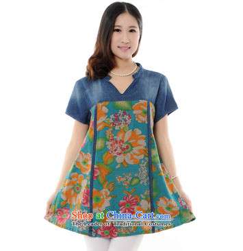 The sea route to spend the new large ethnic stamp larger dresses 4705-E green 2XL Photo, prices, brand platters! The elections are supplied in the national character of distribution, so action, buy now enjoy more preferential! As soon as possible.
