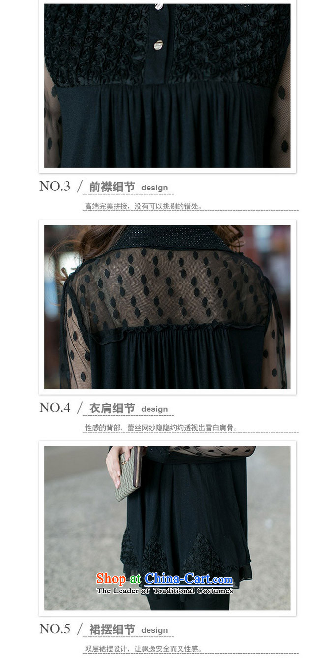Flower to Isabelle 2015 New Fat MM to xl loose video thin, forming the Netherlands gauze stitching stereo flowers dresses female black 3XL picture, prices, brand platters! The elections are supplied in the national character of distribution, so action, buy now enjoy more preferential! As soon as possible.