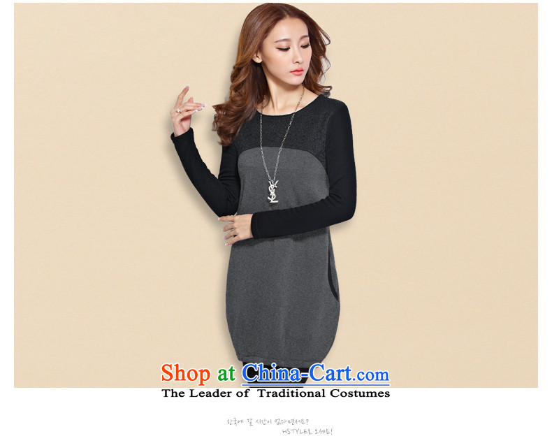 In short light autumn 2015 new women's larger female plus lint-free thick lace dresses in forming the long sleeved clothes female 1178 wine red 4XL Photo, prices, brand platters! The elections are supplied in the national character of distribution, so action, buy now enjoy more preferential! As soon as possible.