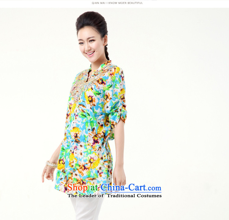 The former Yugoslavia Migdal Code women 2015 Summer new stylish Korean mm thick national culture of quality shirts retro USD 2,204,907  5XL suit picture, prices, brand platters! The elections are supplied in the national character of distribution, so action, buy now enjoy more preferential! As soon as possible.