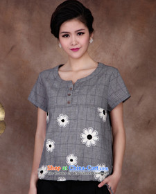 The sea route to spend the new round-neck collar pure cotton lining 01FS51 large grid Smoke Gray 2XL Photo, prices, brand platters! The elections are supplied in the national character of distribution, so action, buy now enjoy more preferential! As soon as possible.