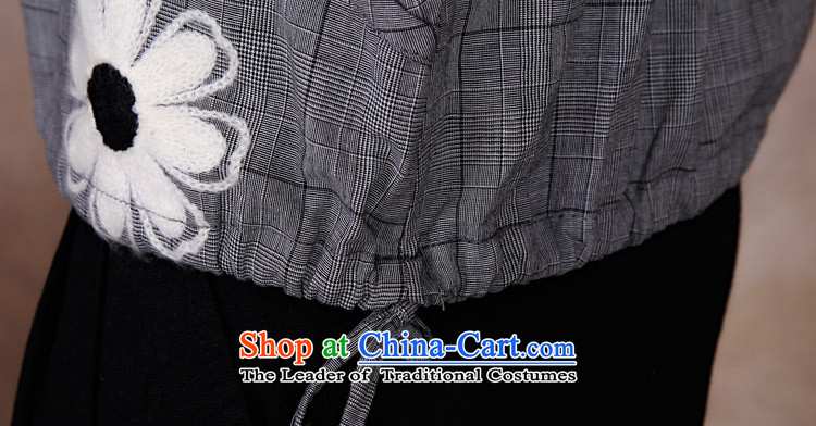 The sea route to spend the new round-neck collar pure cotton lining 01FS51 large grid Smoke Gray 2XL Photo, prices, brand platters! The elections are supplied in the national character of distribution, so action, buy now enjoy more preferential! As soon as possible.