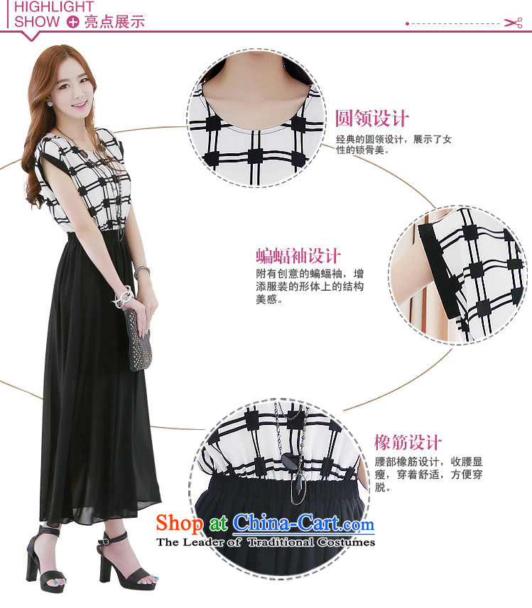 Xl kumabito female thick sister 2015 new summer Korean bat sleeves latticed stitching urban women Sau San Feng Xue Long skirt woven dresses White M picture, prices, brand platters! The elections are supplied in the national character of distribution, so action, buy now enjoy more preferential! As soon as possible.