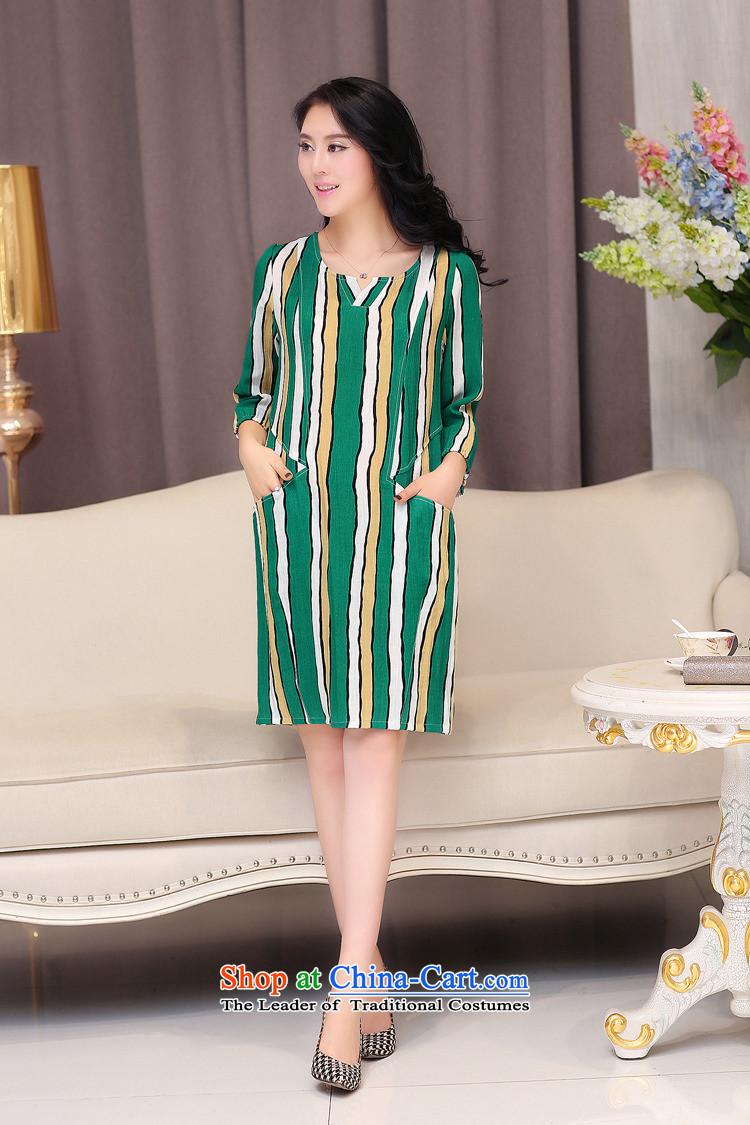 El-ju Yee Nga thick, Hin Thin 4XL to increase short-sleeved blouses and large dresses RJ069 Green Leaf XXXXL picture, prices, brand platters! The elections are supplied in the national character of distribution, so action, buy now enjoy more preferential! As soon as possible.