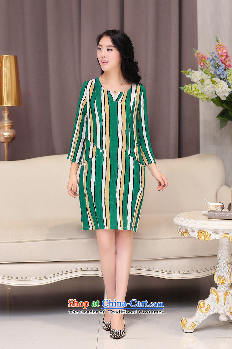 El-ju Yee Nga thick, Hin Thin 4XL to increase short-sleeved blouses and large dresses RJ069 Green Leaf XXXXL picture, prices, brand platters! The elections are supplied in the national character of distribution, so action, buy now enjoy more preferential! As soon as possible.
