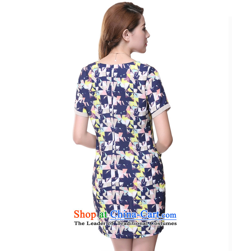 The lymalon lehmann thick, Hin thin 2015 Summer new Korean version of large numbers of ladies fashion sense of short-sleeved chiffon dresses 2616 suit XL, Sulaiman Ronnie (LYMALON) , , , shopping on the Internet