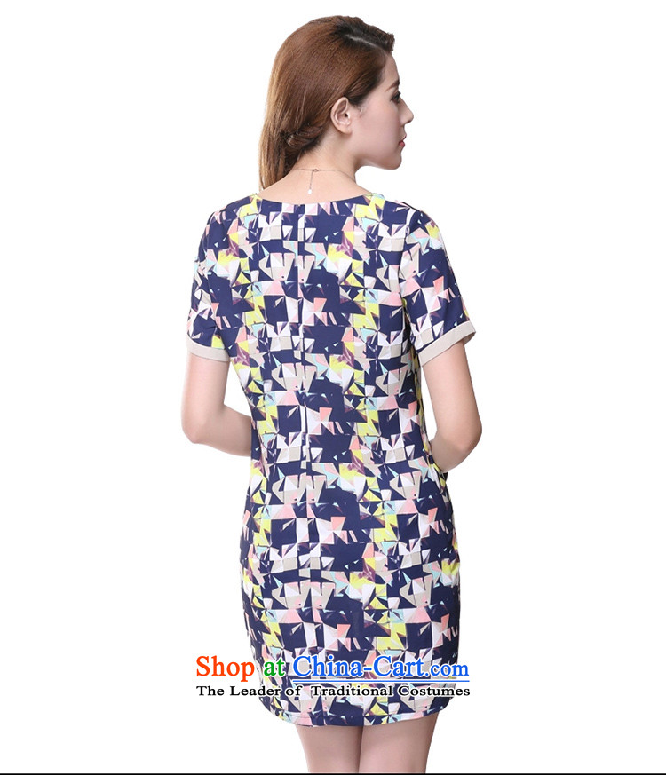 The lymalon lehmann thick, Hin thin 2015 Summer new Korean version of large numbers of ladies fashion sense of short-sleeved chiffon dresses 2616 XL pictures, price suit, brand platters! The elections are supplied in the national character of distribution, so action, buy now enjoy more preferential! As soon as possible.