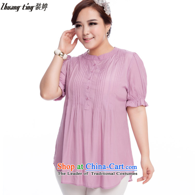 Replace, Hin thick zhuangting ting thin 2015 Summer new product version of large Korean code is smart casual dress short-sleeved T-shirt with round collar shirt 319 light green , L, replacing Ting (zhuangting) , , , shopping on the Internet