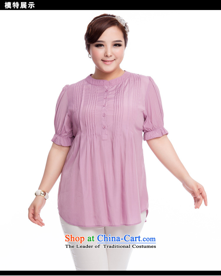 Replace, Hin thick zhuangting ting thin 2015 Summer new product version of large Korean code is smart casual dress short-sleeved T-shirt with round collar shirt 319 light green L picture, prices, brand platters! The elections are supplied in the national character of distribution, so action, buy now enjoy more preferential! As soon as possible.