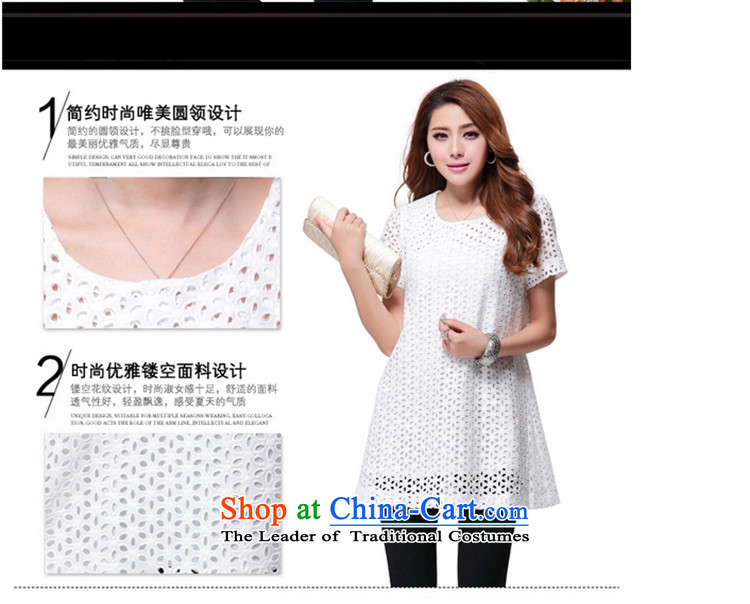 The lymalon Lehmann Summer 2015 new product expertise, Hin thin Korean version of large numbers of ladies fashion short-sleeved dresses 2622 white picture, prices, 5XL brand platters! The elections are supplied in the national character of distribution, so action, buy now enjoy more preferential! As soon as possible.
