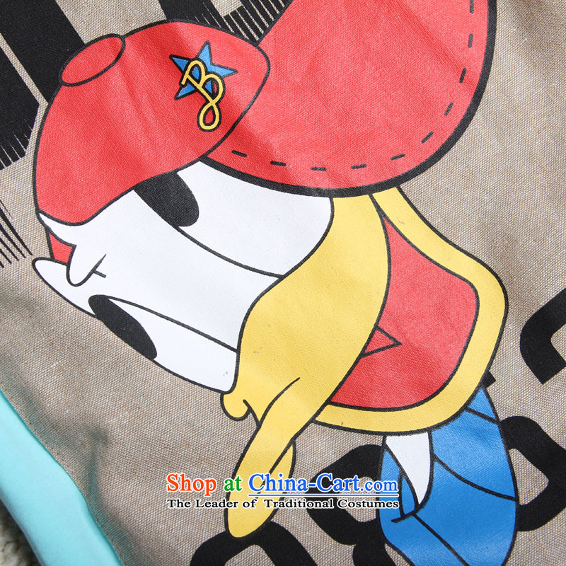 Clearance feelnet Korea version 2015 XL female thick mm new graphics and slender, Donald Duck letters short-sleeved T-shirt large gray 5XL,FEELNET,,, 2178 Online Shopping