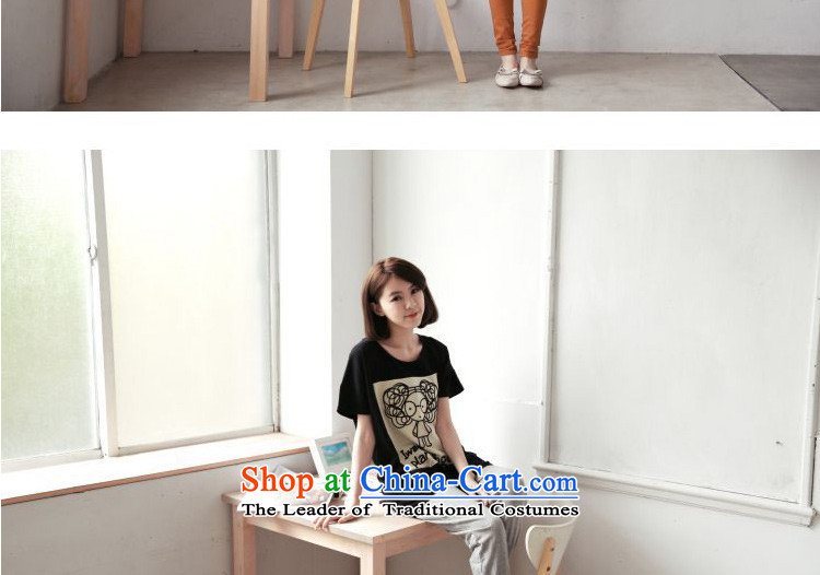 Clearance feelnet xl female thick mm summer new long cartoon character pattern short-sleeved T-shirt 2172 Graphics thin black 5XL picture, prices, brand platters! The elections are supplied in the national character of distribution, so action, buy now enjoy more preferential! As soon as possible.