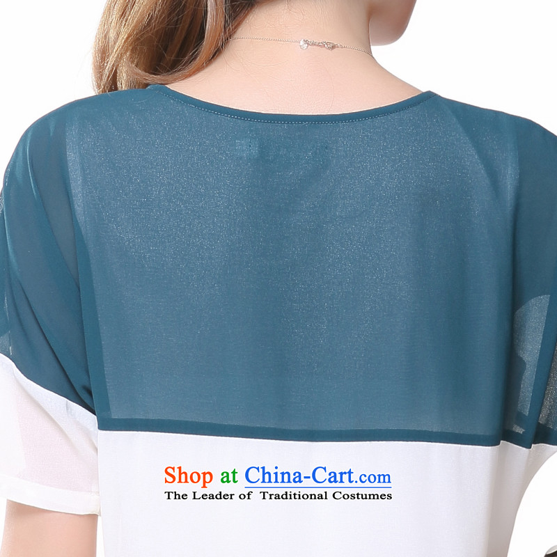 The lymalon lehmann thick, Hin thin 2015 summer edition of the new Korean women's code hypertrophy Sleek and versatile short-sleeved T-shirt chiffon colored 3XL, 1628 picture Lehmann Ronnie (LYMALON) , , , shopping on the Internet