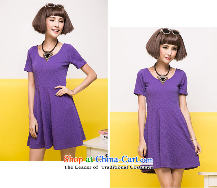 The Honey new summer Gigi Lai Fat mm larger female Western Wind graphics thin Sau San round-neck collar short-sleeved like Susy Nagle dresses female 8754 purple XL Photo, prices, brand platters! The elections are supplied in the national character of distribution, so action, buy now enjoy more preferential! As soon as possible.