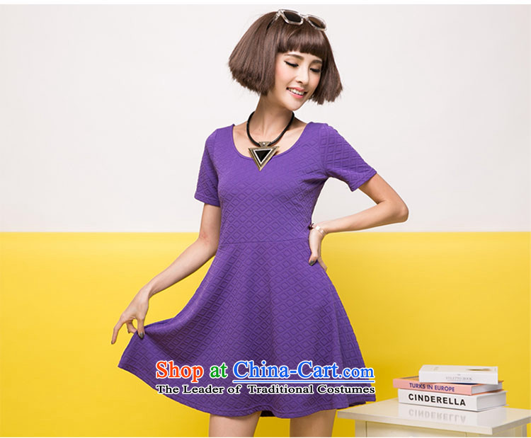 The Honey new summer Gigi Lai Fat mm larger female Western Wind graphics thin Sau San round-neck collar short-sleeved like Susy Nagle dresses female 8754 purple XL Photo, prices, brand platters! The elections are supplied in the national character of distribution, so action, buy now enjoy more preferential! As soon as possible.