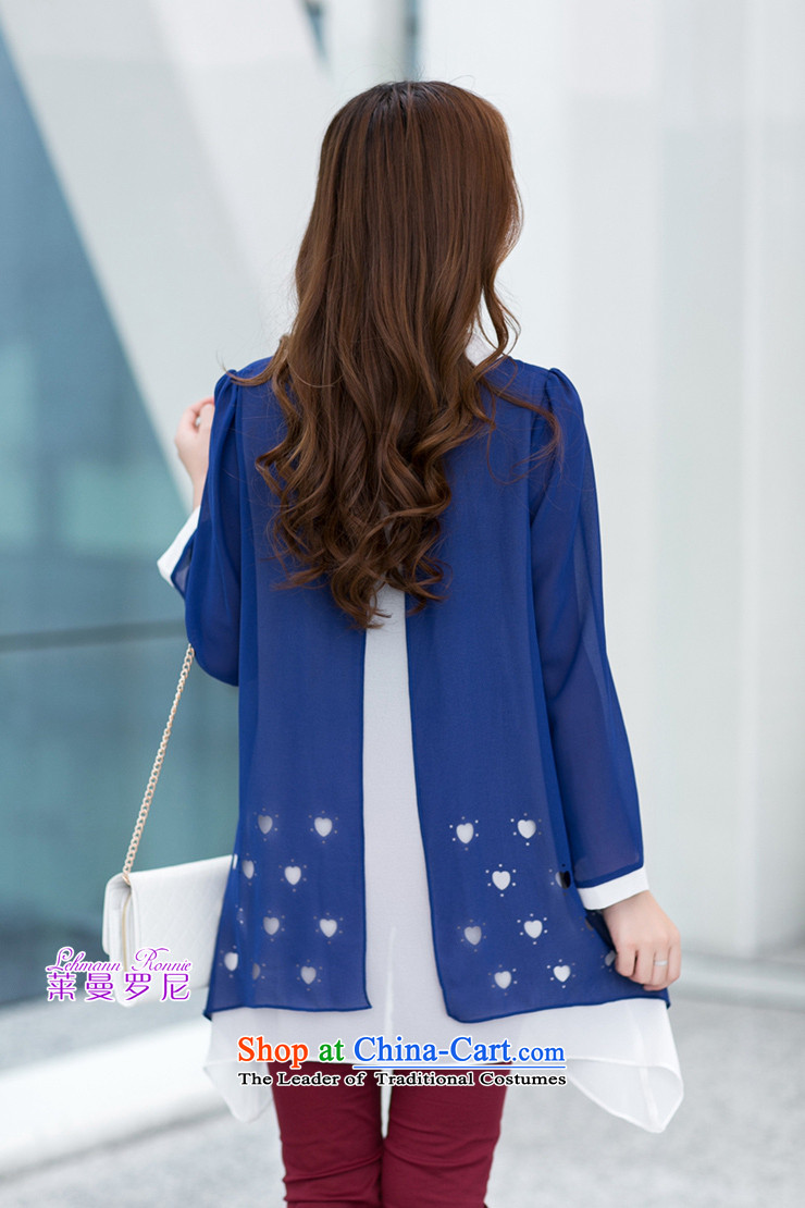 The lymalon lehmann autumn 2015 new product expertise, Hin thin Korean version of large long-sleeved blouses and code chiffon shirt shirt 3048 Blue XL Photo, prices, brand platters! The elections are supplied in the national character of distribution, so action, buy now enjoy more preferential! As soon as possible.