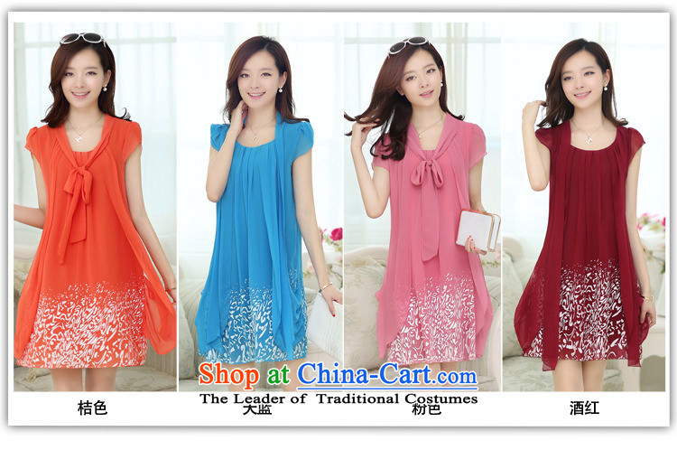 Thick mm summer new extra female candy colored dress to xl short-sleeved chiffon skirt temperament video thin dresses 311 Blue 4XL Photo, prices, brand platters! The elections are supplied in the national character of distribution, so action, buy now enjoy more preferential! As soon as possible.