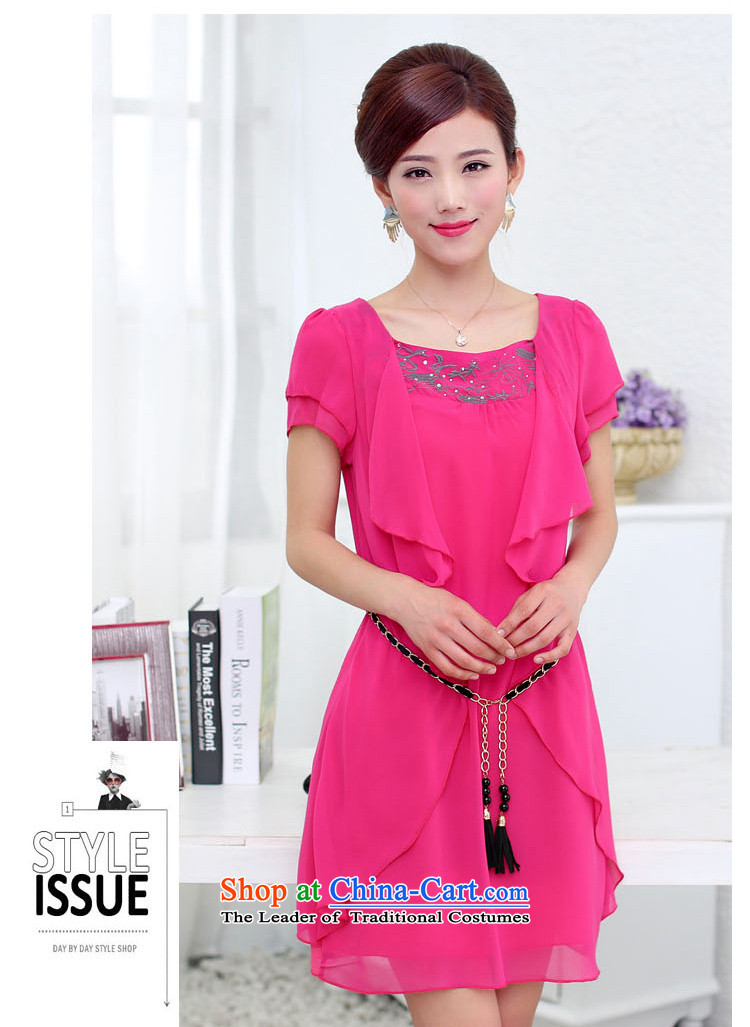 2015 mm thick summer new to xl short-sleeved blouses chiffon skirts graphics) thick MM THIN extra summer dresses 009 green 2XL Photo, prices, brand platters! The elections are supplied in the national character of distribution, so action, buy now enjoy more preferential! As soon as possible.
