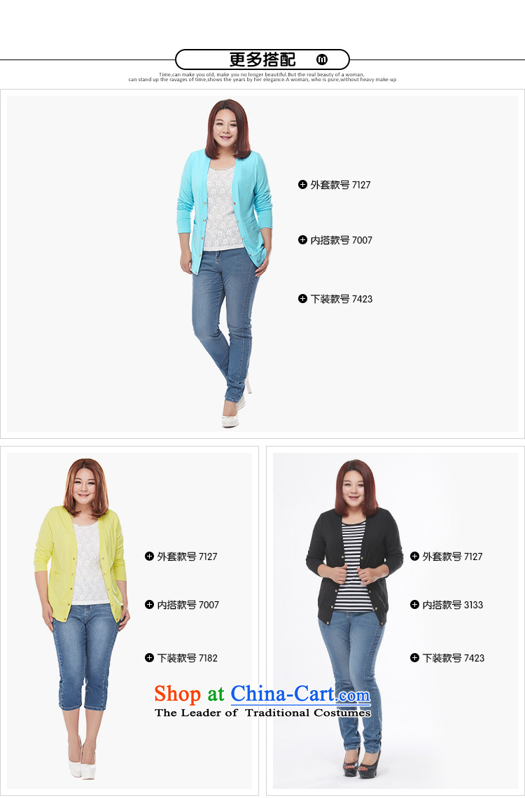Msshe xl women 2015 autumn the new Korean citizenry video thin cardigan jacket air-conditioning shirt 7127 Black 3XL picture, prices, brand platters! The elections are supplied in the national character of distribution, so action, buy now enjoy more preferential! As soon as possible.