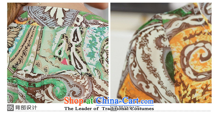 The lymalon2015 lehmann summer new product version of large Korean women's code stamp retro short-sleeved video thin hedge thin chiffon shirt 1660 Green XXL picture, prices, brand platters! The elections are supplied in the national character of distribution, so action, buy now enjoy more preferential! As soon as possible.