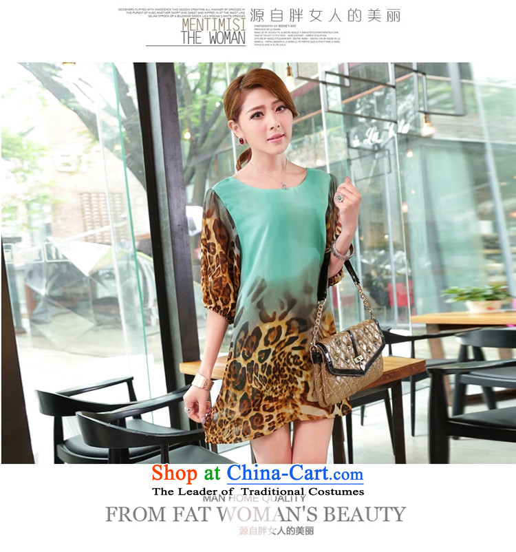 The lymalon2015 lehmann autumn new product version of large Korean women's code leopard lanterns in the Cuff loose stylish chiffon dresses 2635 Green XXL picture, prices, brand platters! The elections are supplied in the national character of distribution, so action, buy now enjoy more preferential! As soon as possible.
