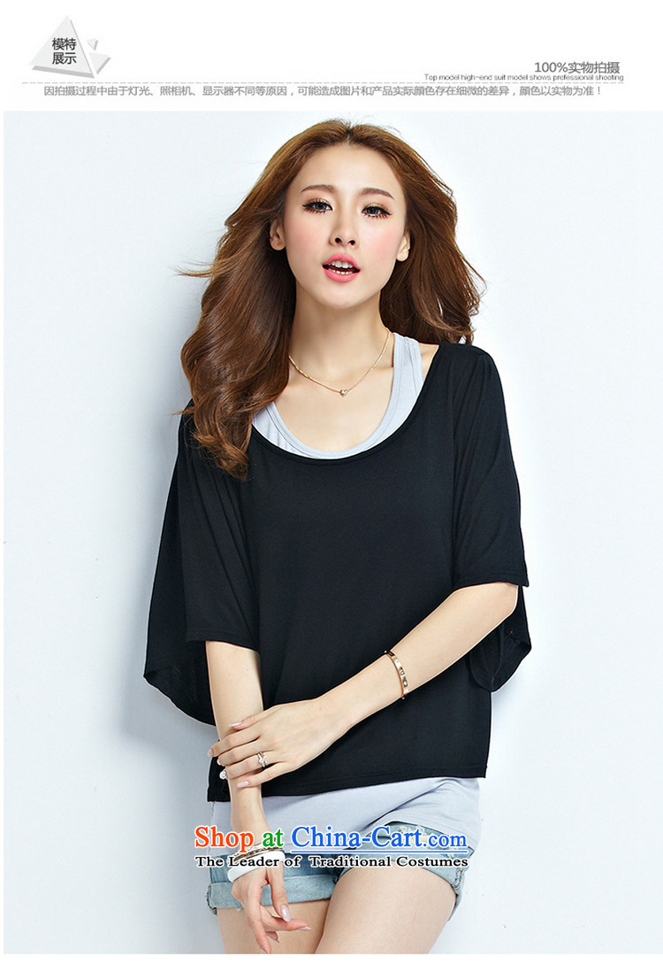The lymalon2015 lehmann summer new Korean version of large numbers of ladies Sleek and versatile graphics thin leisure short-sleeved T-shirt two kits of red XXXL 1107 picture, prices, brand platters! The elections are supplied in the national character of distribution, so action, buy now enjoy more preferential! As soon as possible.