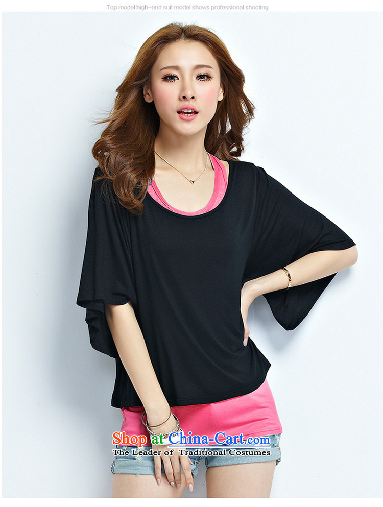 The lymalon2015 lehmann summer new Korean version of large numbers of ladies Sleek and versatile graphics thin leisure short-sleeved T-shirt two kits of red XXXL 1107 picture, prices, brand platters! The elections are supplied in the national character of distribution, so action, buy now enjoy more preferential! As soon as possible.