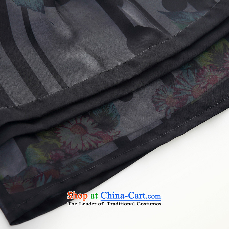 The former Yugoslavia Migdal Code women 2015 Summer new mm thick stylish european root yarn-flower fluoroscopy short skirts trousers 41261 Black 5XL, Yugoslavia Mak , , , shopping on the Internet