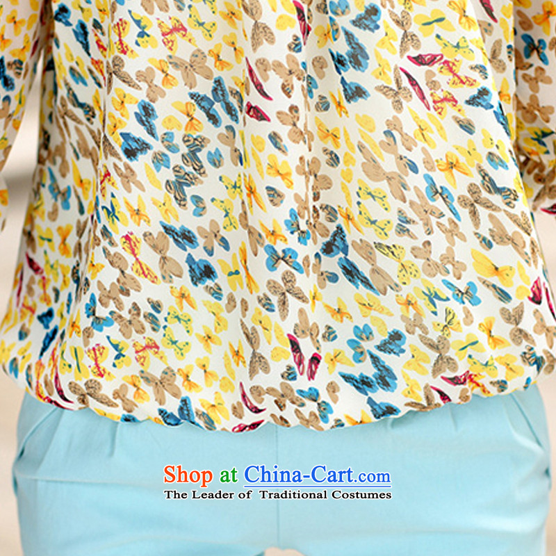 The lymalon2015 lehmann new summer stylish Korean short-sleeved Sau San larger ladies casual temperament saika chiffon Netherlands 7054 suit , L, Sulaiman Ronnie (LYMALON) , , , shopping on the Internet