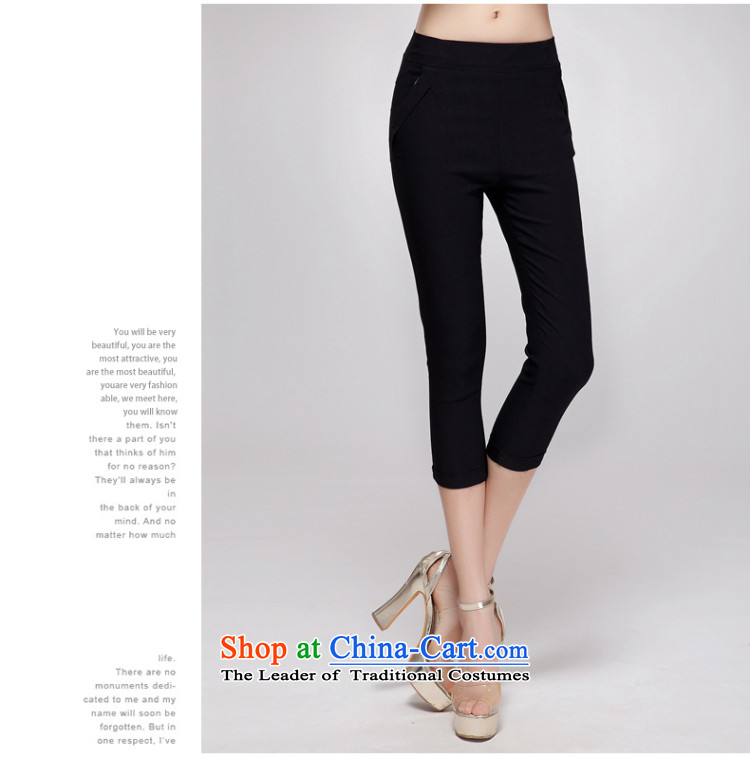 The Eternal Yuexiu code ladies casual Capri thick, Hin thin 2015 Summer new western minimalist atmosphere thick sister pencil pants to XL Black XL Photo, prices, brand platters! The elections are supplied in the national character of distribution, so action, buy now enjoy more preferential! As soon as possible.