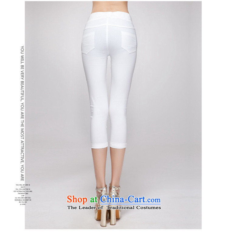 The Eternal Yuexiu code ladies casual Capri thick, Hin thin 2015 Summer new western minimalist atmosphere thick sister pencil pants to XL Black XL Photo, prices, brand platters! The elections are supplied in the national character of distribution, so action, buy now enjoy more preferential! As soon as possible.