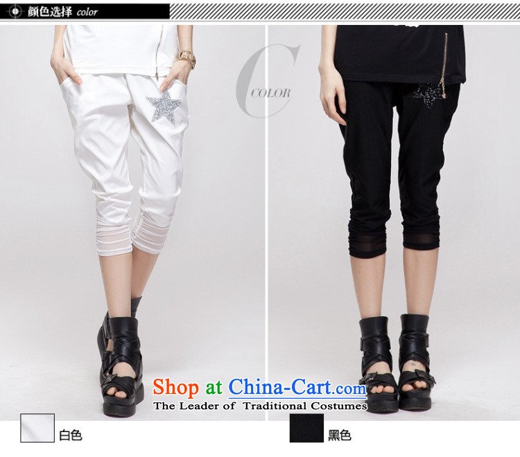 The Eternal Yuexiu code ladies casual trousers Capri thick sister 2015 Summer new Korean Edition to increase the number of women who know the video thin trousers loose trousers black 3XL Harun Picture, prices, brand platters! The elections are supplied in the national character of distribution, so action, buy now enjoy more preferential! As soon as possible.