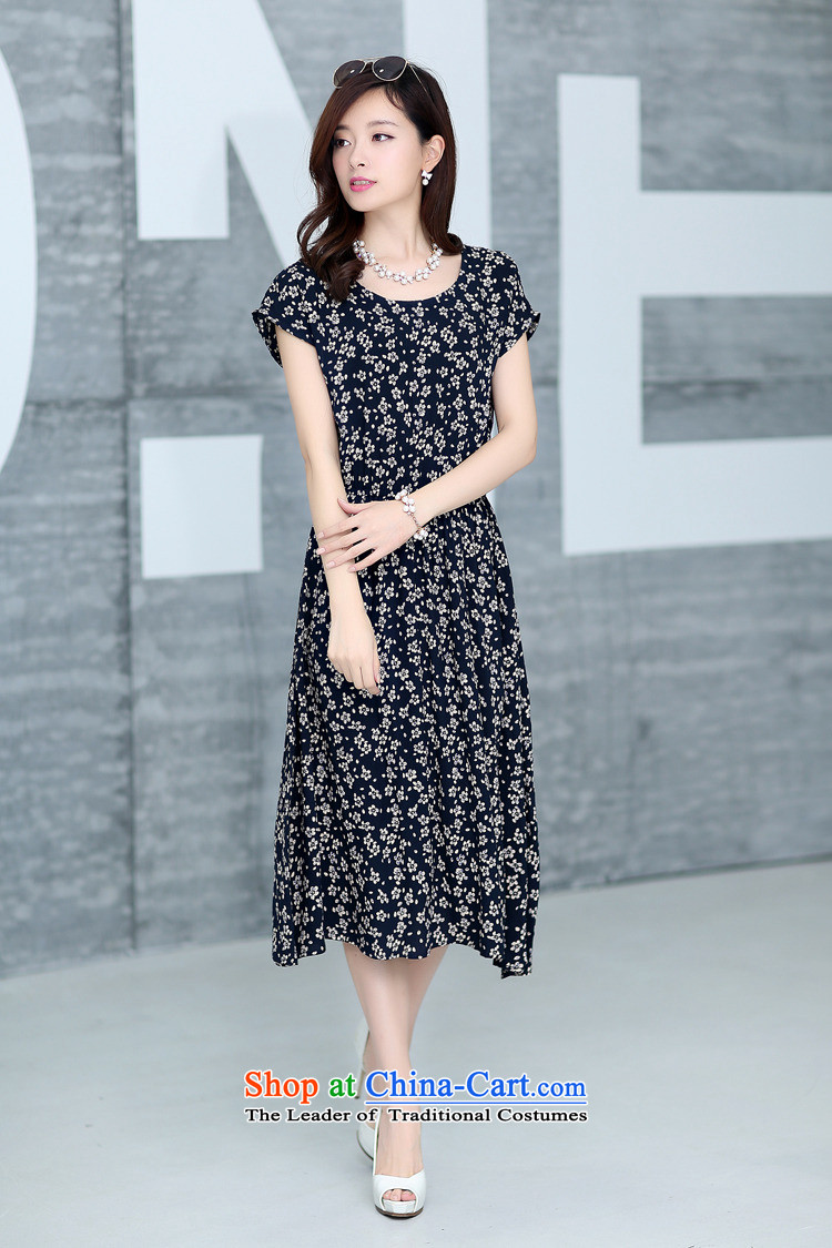 El-ju Yee Nga thick, Hin thin summer larger 4XL women in large long cotton dress YJ91381 small mahogany XXXXL picture, prices, brand platters! The elections are supplied in the national character of distribution, so action, buy now enjoy more preferential! As soon as possible.