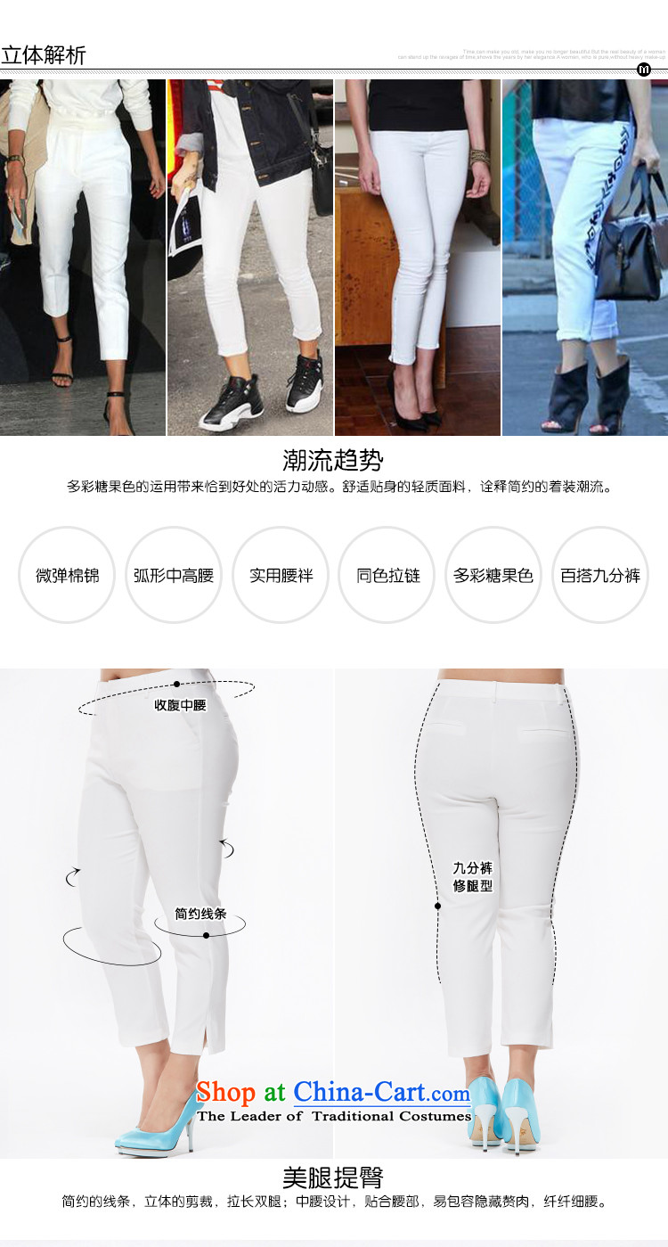 Msshe xl women 2015 Autumn replacing the new graphics thin Sau San casual pants Solid Color 9 black  T1 picture trousers Proclamation 7359, prices, brand platters! The elections are supplied in the national character of distribution, so action, buy now enjoy more preferential! As soon as possible.