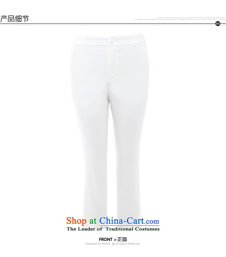 Msshe xl women 2015 Autumn replacing the new graphics thin Sau San casual pants Solid Color 9 black  T1 picture trousers Proclamation 7359, prices, brand platters! The elections are supplied in the national character of distribution, so action, buy now enjoy more preferential! As soon as possible.