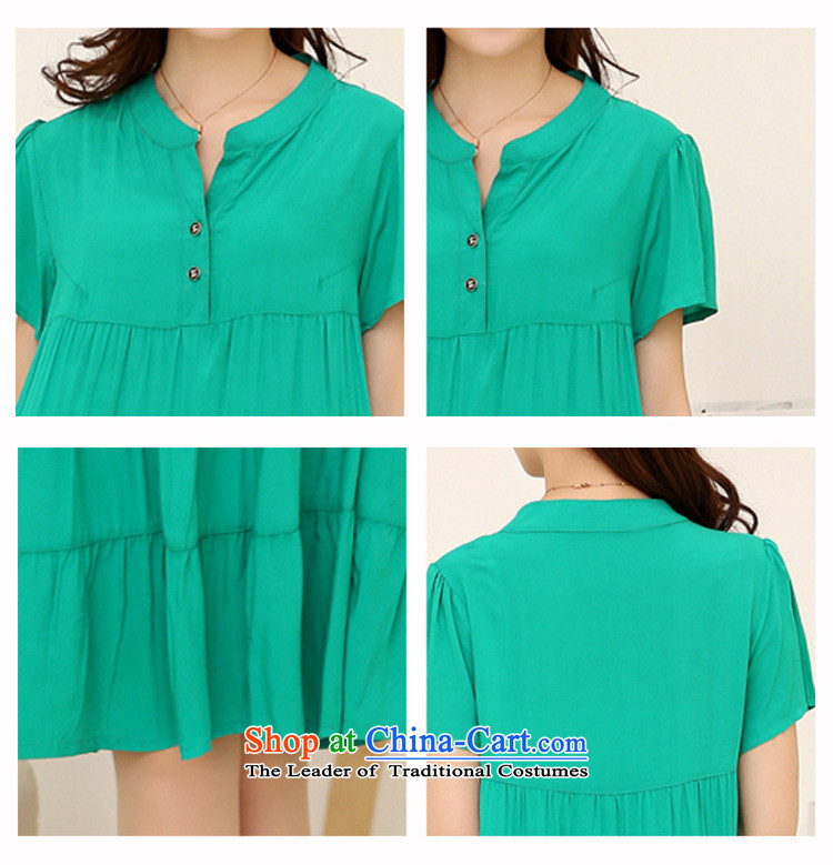 El-ju in Yee Nga long thick MM video thin 4XL new summer larger female to intensify the skirt YJ169 XXXL green picture, prices, brand platters! The elections are supplied in the national character of distribution, so action, buy now enjoy more preferential! As soon as possible.